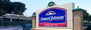 Howard Johnson Anaheim hotel sign