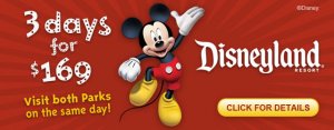 Disneyland Park Hopper 2011 discount ad