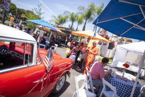 guests at the retro unveiling event at Howard Johnson Anaheim